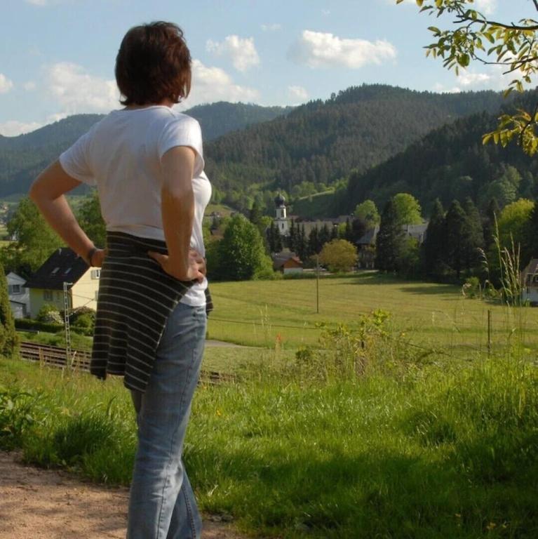 Oberbauernhof - Wohnung "Am Garten" -- Moderne Fewo Im Schoenen Schwarzwaldhaus Gutach Buitenkant foto